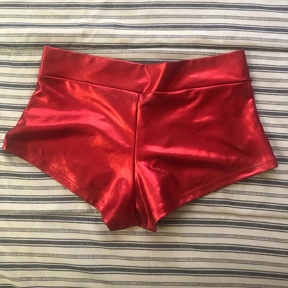 Red Metallic Spirit Shorts